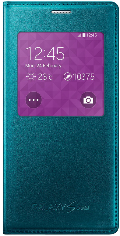 Samsung Galaxy S5 Mini S View Cover Groen is nooit meer leverbaar