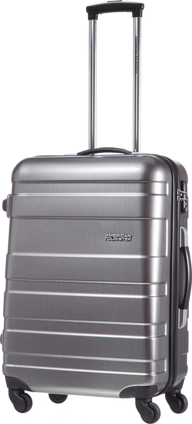 American Tourister Pasadena Spinner M Black/Silver is nooit meer leverbaar