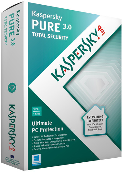 Kaspersky PURE 3.0 Total Security 2015 1 Jaar 3 gebruikers is nooit meer leverbaar