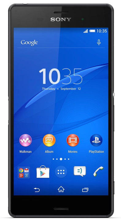 Sony Xperia Z3 Zwart is nooit meer leverbaar