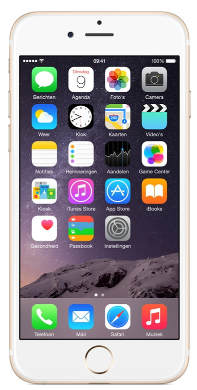 Apple iPhone 6 128 GB Goud is nooit meer leverbaar
