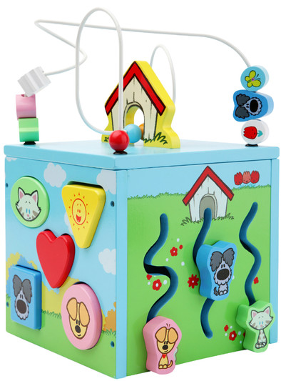 Woezel &amp; Pip Houten Activiteiten Kubus is nooit meer leverbaar