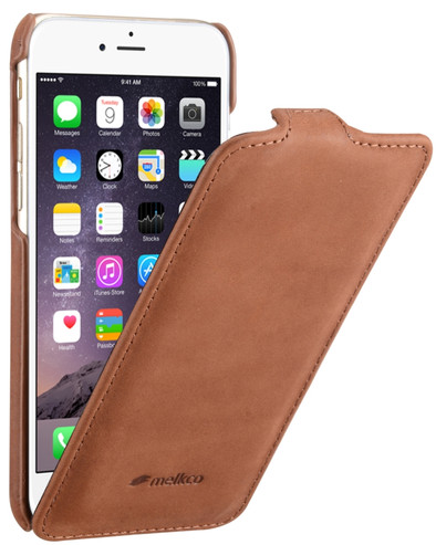 Melkco Leather Case Apple iPhone 6 Bruin is nooit meer leverbaar