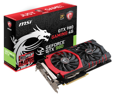 MSI GeForce GTX 980 4GB GAMING 4G is nooit meer leverbaar