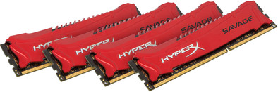 Kingston HyperX Savage 32 GB DIMM DDR3-1866 4 x 8 GB is nooit meer leverbaar