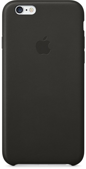 Apple Leather Case iPhone 6 Zwart is nooit meer leverbaar