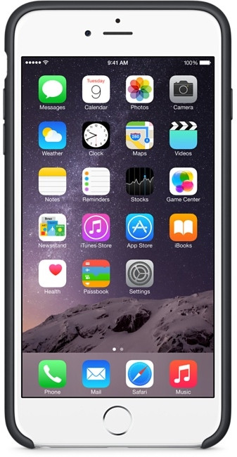 Apple Silicone Case iPhone 6 Plus Zwart is nooit meer leverbaar