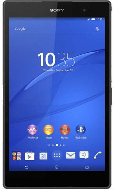 Sony Xperia Z3 Tablet Compact Wifi 32GB Zwart is nooit meer leverbaar