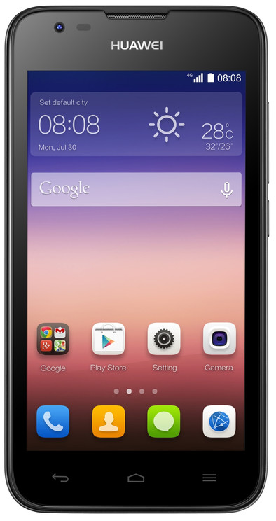 Huawei Ascend Y550 Zwart is nooit meer leverbaar