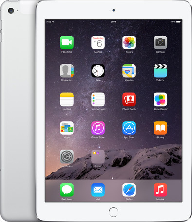 Apple iPad Air 2 Wifi + 4G 16 GB Zilver is nooit meer leverbaar