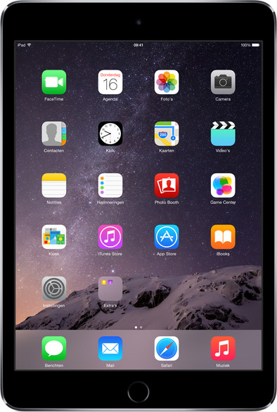 Apple iPad Mini 3 Wifi 128 GB Space Gray is nooit meer leverbaar