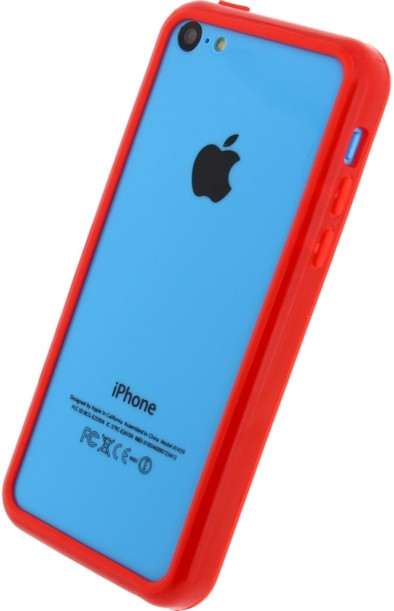 Xccess Bumper Case Apple iPhone 5C Rood is nooit meer leverbaar