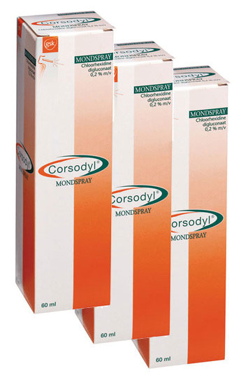 CORSODYL Mondspray is nooit meer leverbaar