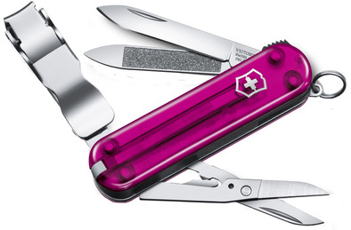 Victorinox Delemont Nail Clip 580 Roze is nooit meer leverbaar