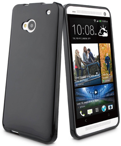 Muvit Minigel Case HTC One Zwart is nooit meer leverbaar