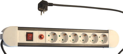 Deltac Stekkerdoos Wit 5 Meter is nooit meer leverbaar