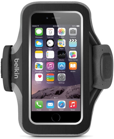 Belkin Slim-Fit Plus Armband Apple iPhone 6/6s Zwart is nooit meer leverbaar