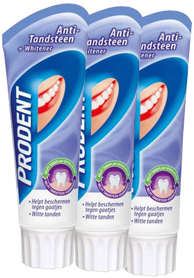 PRODENT Tandpasta anti-tandsteen is nooit meer leverbaar