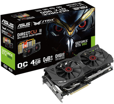 Asus STRIX-GTX980-DC2OC-4GD5 is nooit meer leverbaar