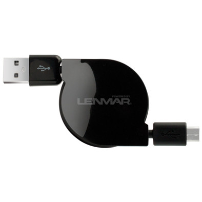 Lenmar micro usb-kabel (oprolbaar) is nooit meer leverbaar