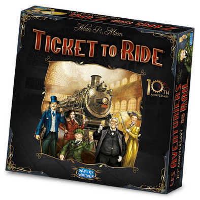 Ticket to Ride 10th Anniversary Edition is nooit meer leverbaar