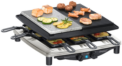 Steba RC4 Plus Deluxe RVS Steengrill Gourmet Raclette is nooit meer leverbaar