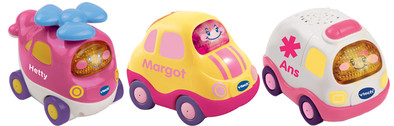 Vtech Toet Toet Auto's 3 roze autootjes is nooit meer leverbaar