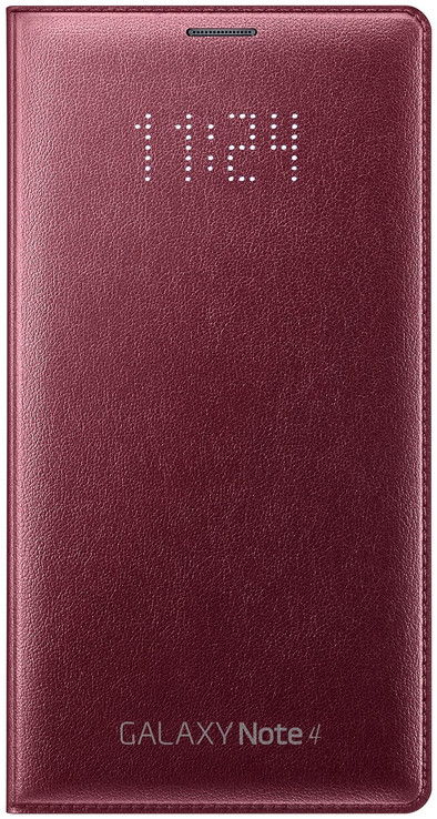 Samsung Note 4 Led Wallet Rood is nooit meer leverbaar
