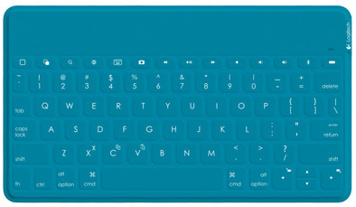 Logitech Keys-to-Go Apple QWERTY Blauw is nooit meer leverbaar