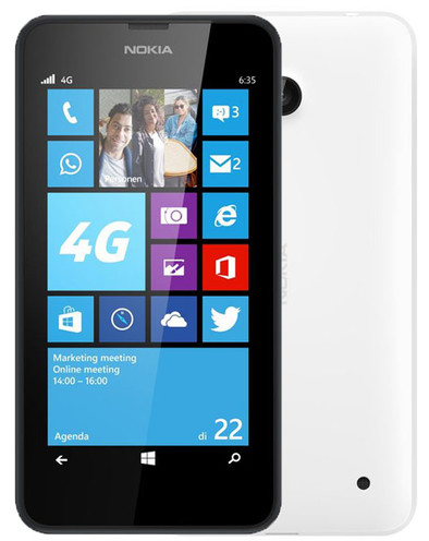 Nokia Lumia 635 Wit (2015) is nooit meer leverbaar