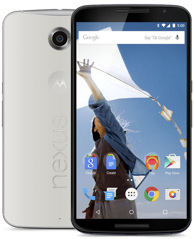 Motorola Nexus 6 64 GB Wit is nooit meer leverbaar