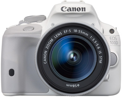 Canon EOS 100D + EF-S 18-55mm f/3.5-5.6 IS STM wit is nooit meer leverbaar