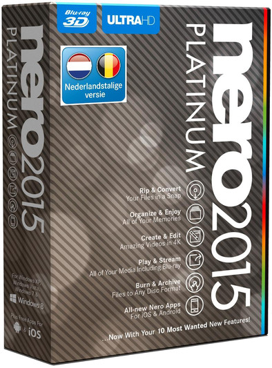 Nero Platinum 2015 is nooit meer leverbaar