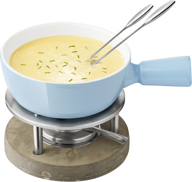 Boska Fondueset 1 L Blauw is nooit meer leverbaar