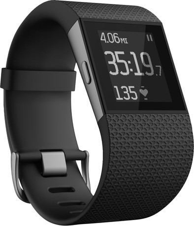 Fitbit Surge Black - L is nooit meer leverbaar