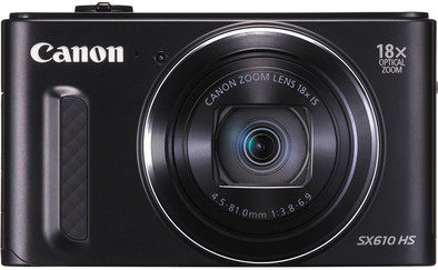 Canon PowerShot SX610 HS zwart is nooit meer leverbaar