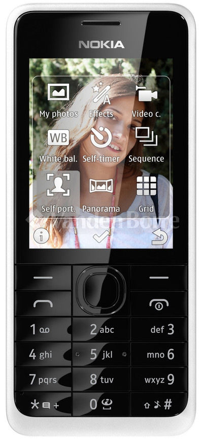 Nokia 301 Wit is nooit meer leverbaar