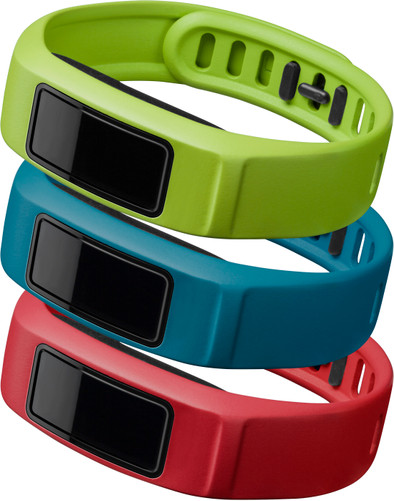 Garmin Vivofit 2 Polsbanden Rood/Blauw/Groen - L is nooit meer leverbaar