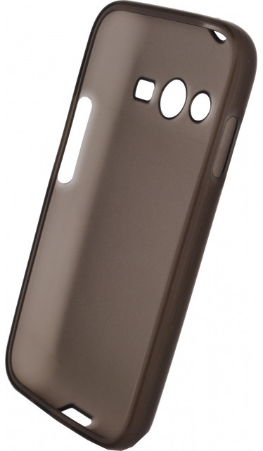 Xccess TPU Case Samsung Galaxy Ace 4 Transparant Zwart is nooit meer leverbaar