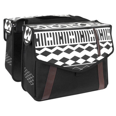 FastRider Dubbele Tas Sista Zwart is nooit meer leverbaar