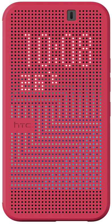 HTC One M9 Dot View Case II Roze is nooit meer leverbaar