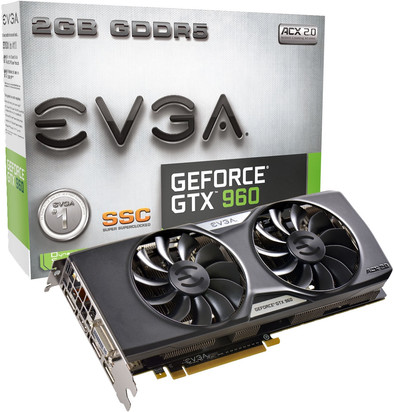 EVGA GeForce GTX 960 SuperSC ACX 2.0+ is nooit meer leverbaar