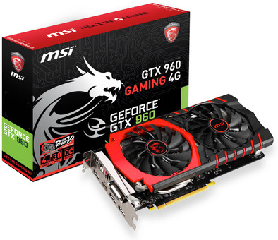 MSI GeForce GTX 960 GAMING 4GB GDDR5 is nooit meer leverbaar