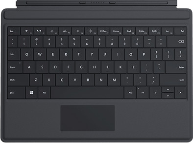Microsoft Surface 3 Type Cover Zwart QWERTY is nooit meer leverbaar