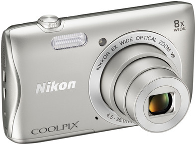 Nikon Coolpix S3700 zilver is nooit meer leverbaar