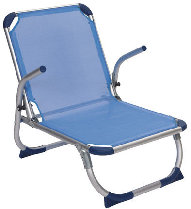 Red Mountain Strandstoel Aluminium Blauw is nooit meer leverbaar