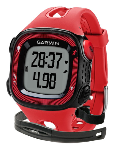 Garmin Forerunner 15 Heren Rood/Zwart HRM is nooit meer leverbaar