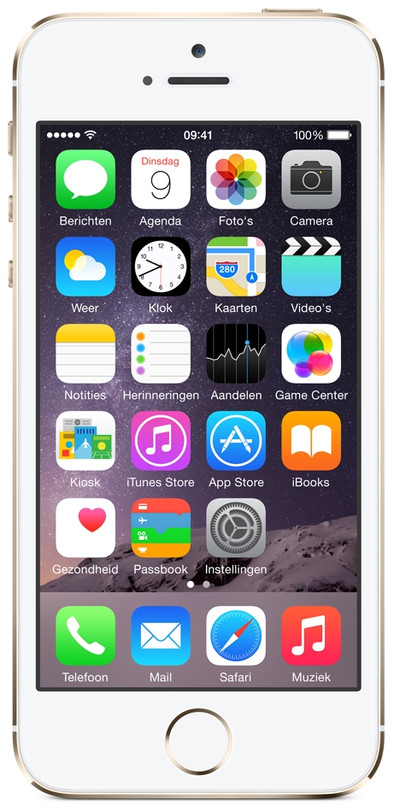 Apple iPhone 5S 16 GB Goud is nooit meer leverbaar