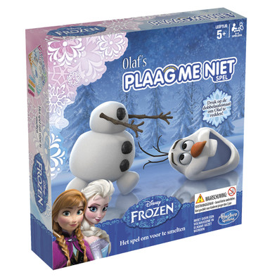 Olaf's Plaag Me Niet Spel is nooit meer leverbaar