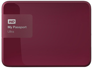 WD My Passport Ultra 1 TB rood is nooit meer leverbaar